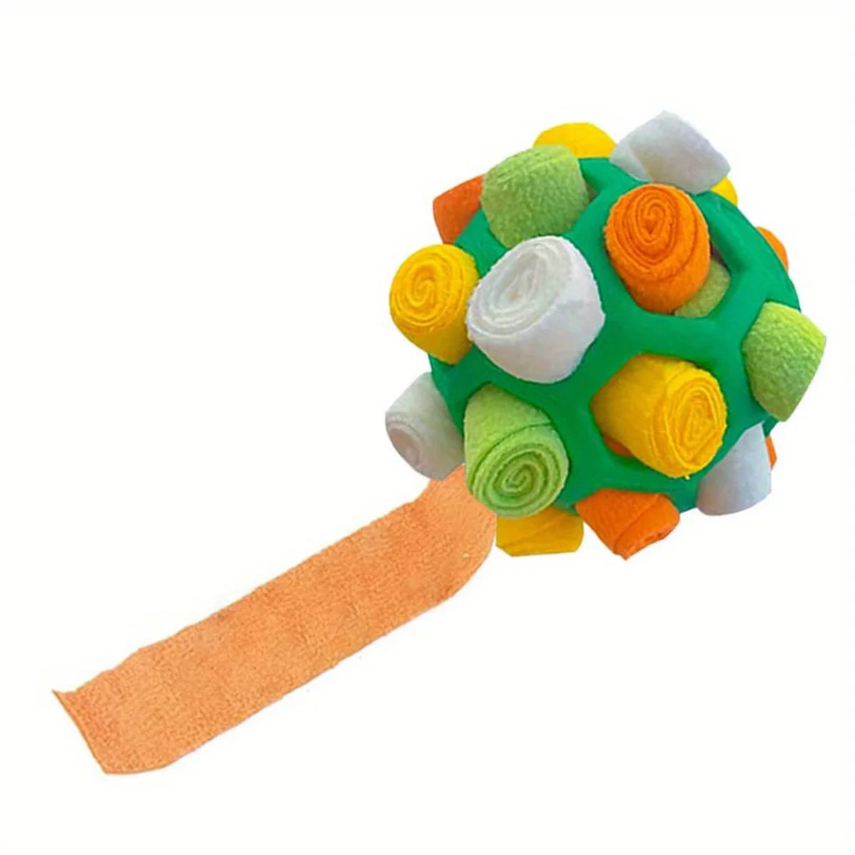 SniffSphere snuffle ball easy to fill with treats or kibble