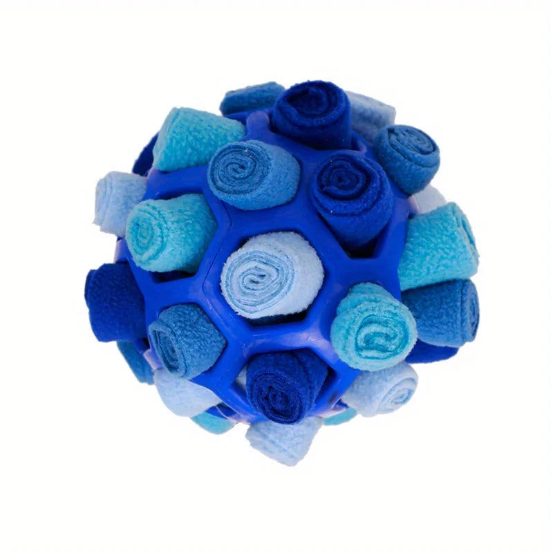 SniffSphere snuffle ball durable rubber puzzle ball for dogs